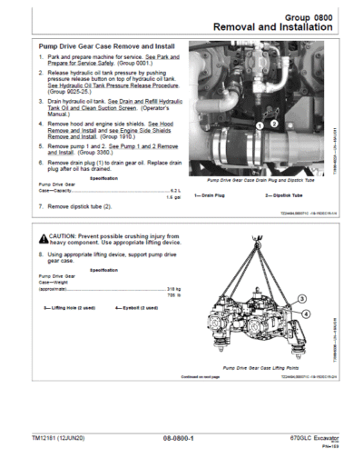 John Deere 650DLC Excavator Repair Service - Image 4