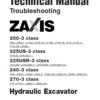Hitachi ZAXIS ZX200-3, ZX240-3 and ZX270-3 Excavator Repair Manual