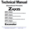 Hitachi ZX200, ZX225USR, ZX230 and ZX270 ZAXIS Excavator Repair Manual