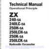 Hitachi ZX240-5A, ZX240LC-5A and ZX250LCH-5A Excavator Repair Manual