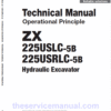 Hitachi ZX225USLC-5B and ZX225USRLC-5B ZAXIS Excavator Repair Manual
