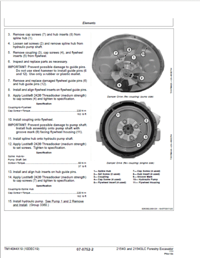 John Deere 2154G, 2154GLC Swing Excavator Repair Manual - Image 4