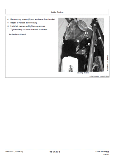 John Deere 130GLC Excavator Repair Service Manual - Image 4