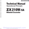 Hitachi ZX210W-5A ZAXIS Excavator Repair Manual