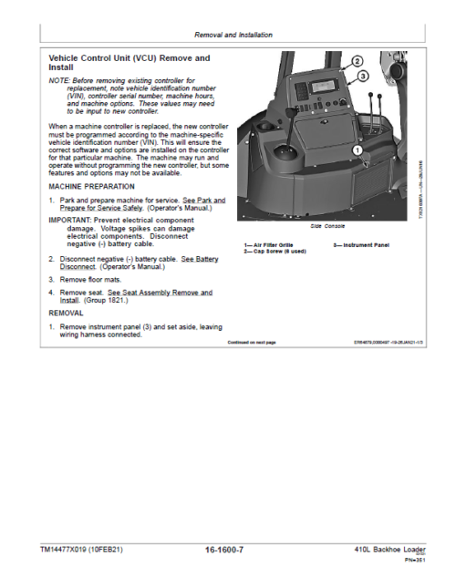 Bobcat 442 Excavator Repair Service Manual