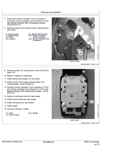 John Deere 180GLC Excavator Repair Service Manual - Image 4