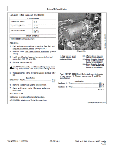 John Deere 204L, 304L 4WD Loader Technical Manual - Image 4