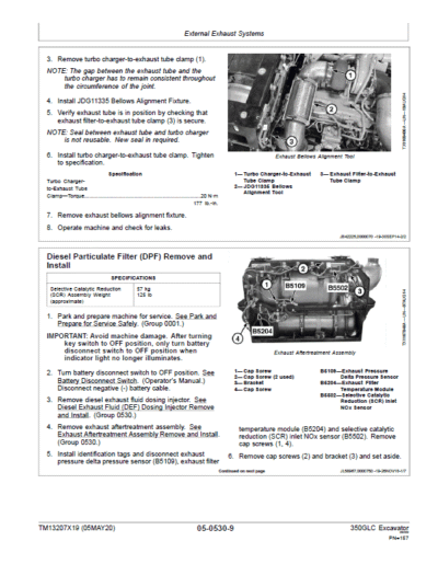 John Deere 350GLC Excavator Repair Services Manual - Image 4