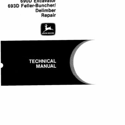 John Deere 690D, 693D Excavator Service Manual