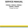 New Holland Fr9040 Fr9050 Fr9060 Forage Harvester Service Manual