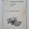 New Holland 8070 Combine Spare Parts Catalogue Manual