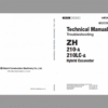 Hitachi ZH210-A and ZH210LC-A Excavator Service Repair Manual