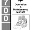 Bobcat 700, 720, 721 and 722 Skid-Steer Loader Service Manual