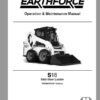 Bobcat Earthforce S16, S18 Skid-Steer Loader Service Repair Manual