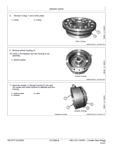 John Deere 450J Crawler Dozer Service Manual (SN. from 216243) - Image 4