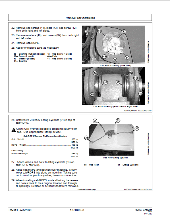 John Deere 605C Crawler Loader Service Manual John Deere 605C Crawler Loader Service Manual - Image 4