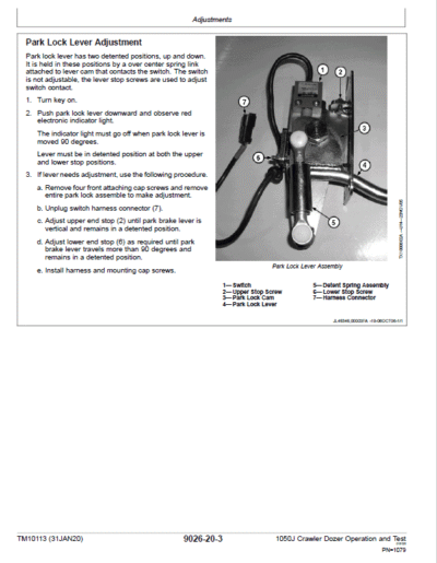 John Deere 1050J Crawler Dozer Service Manual - Image 4