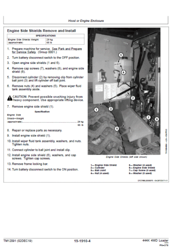 John Deere 444K 4WD Loader Engine 4045HDW56 iT4 Technical Manual - Image 4