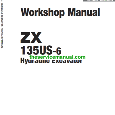 Hitachi ZX135US-6 Excavator Service Repair Manual