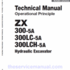 Hitachi ZX300-5A, ZX300LC-5A and ZX300LCH-5A ZAXIS Excavator Repair Manual