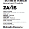 Hitachi ZAXIS ZX200-3, ZX240-3 and ZX270-3 Excavator Repair Manual