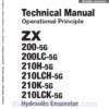 Hitachi ZX200-5G Excavator Service Repair Manual