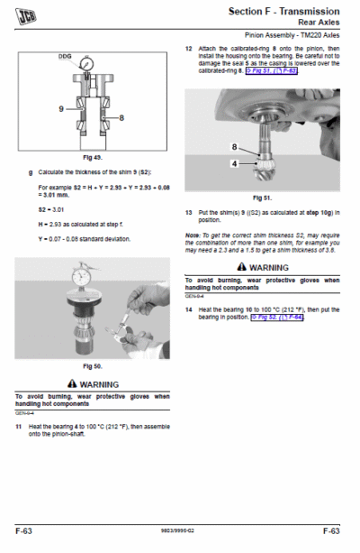 JCB TM180, TM220 Wheeled Loader Service Manual - Image 3