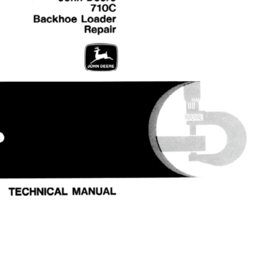 Cart John Deere 710C Backhoe Loader Manual