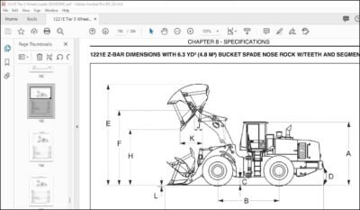 Case 1221E Tier 3 Wheel Loader Service Manual - Image 2