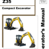 Gehl Z27, Z35, Mustang 270Z, 350Z Excavator Repair Manual