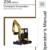 Gehl Z35 Gen 2, Mustang 350Z Nxt 2 Service Manual