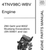 Gehl Z80 Gen 2, Mustang 800Z Nxt 2 Compact Excavator Repair Service Manual