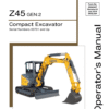 Gehl Z45 Gen 2, Mustang 450Z Nxt 2 CRepair Service Manual