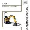 Gehl M08, Mustang 80M Compact Excavator Repair Service Manual