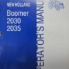 New Holland Hitch 2030 2035 Boomer Operator Manual