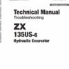 Hitachi ZX135US-6 Excavator Service Repair Manual