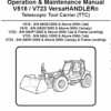 Bobcat V518 Versa HANDLER Telescopic Service Manual