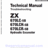 Hitachi ZX670LC-5B and ZX690LCH-5B Excavator Service Repair Manual