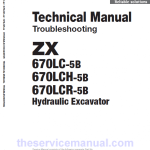 Hitachi ZX670LC-5B and ZX690LCH-5B Excavator Service Repair Manual Hitachi ZX670LC-5B and ZX690LCH-5B Excavator Service Repair Manual - Image 2
