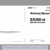 Hitachi ZX20U-5B Excavator Service Repair Manual