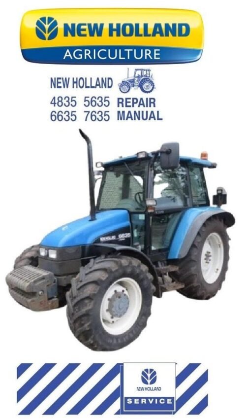New Holland 35 Series 4835 5635 Tractor Repair Manual