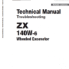 Hitachi ZX140-3 and ZX140-6 Excavator Service Repair Manual