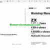 Hitachi ZX110-3, ZX120-3, ZX135US-3 Excavator Service Repair Manual