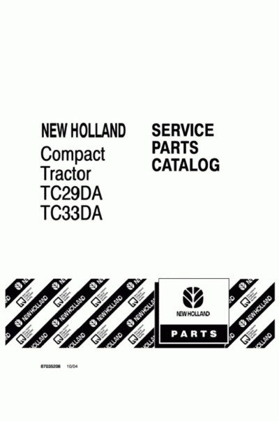New Holland Tc29da Tc33da Tractors Service Repair Manual - Image 2
