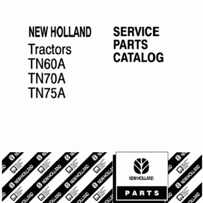 Cart New Holland Tn60a Tn70a Tn75a Tractor Parts Catalog Manual