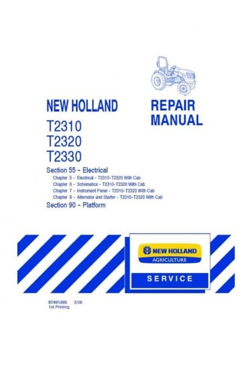 New Holland T2310 T2320 T2330 Tractors Service Repair Manual