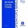 New Holland Tc31da Tc34da Tractor Catalog Manual
