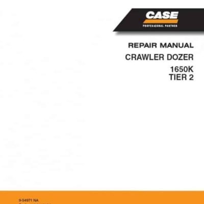 CASE 1650K Tier 2 Crawler Bulldozer Repair Manual