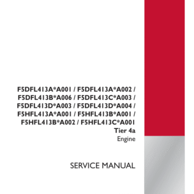 CNH F5DFL413 F5HFL413 Tier 4A Engine Repair Manual