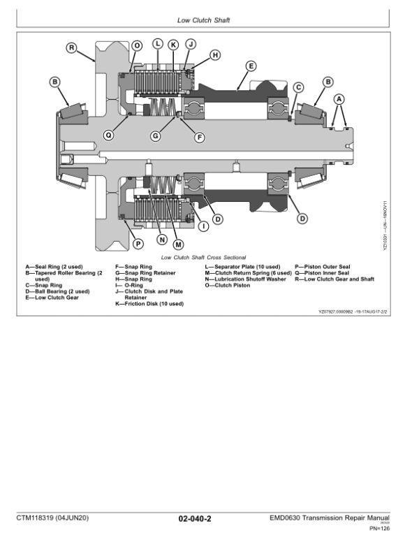 John Deere EMD0630 Transmission Component Technical Manual John Deere EMD0630 Transmission Component Technical Manual - Image 3